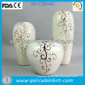 white vase ceramic wedding hall decorations